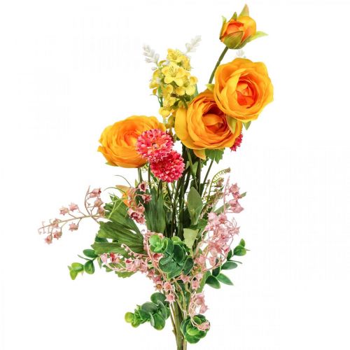 Floristik24 Bouquet artificiale Rose artificiali Fiori di prato 59cm