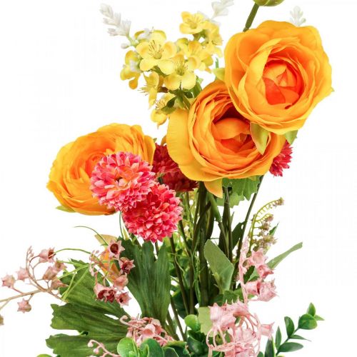 Floristik24 Bouquet artificiale Rose artificiali Fiori di prato 59cm