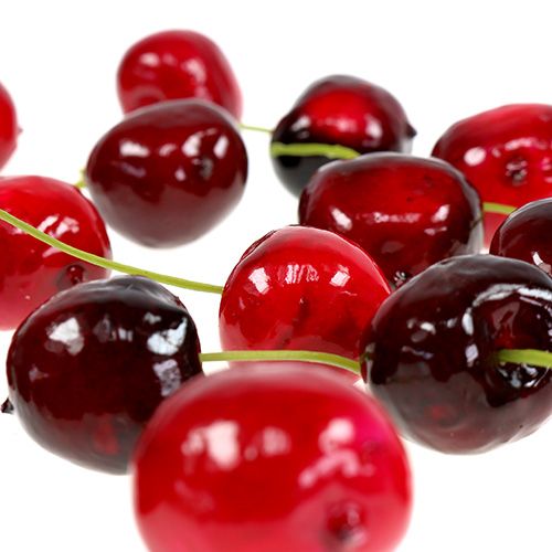 Prodotto Mix di ciliegie di frutta artificiale Ø2,5 cm 24 pz