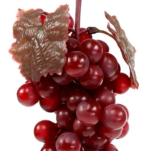 Floristik24 Uva da frutto artificiale rossa 22cm