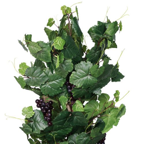 Prodotto Pianta artificiale in vaso Vite artificiale con uva H120cm