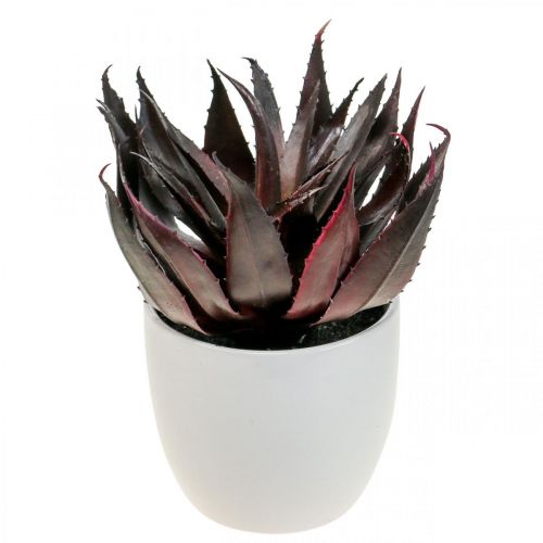 Prodotto Pianta artificiale di aloe vera in vaso Pianta decorativa verde H20 cm