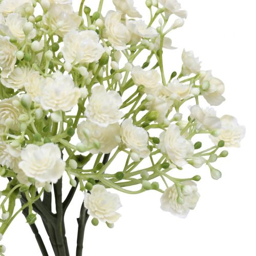 Floristik24 Gypsophila fiori artificiali gesso erba bianco L30 cm 6 pezzi in un mazzo