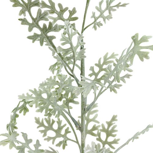 Prodotto Piante artificiali Foglia argento bianco-verde 40cm 6 pezzi