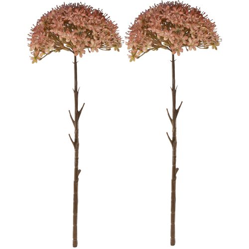 Prodotto Ramo artificiale di fiori autunnali decorativi, ramo marrone rosso 45 cm, 2 pezzi