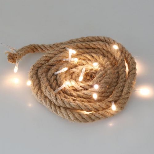 Floristik24 Cavo a catena luminosa a LED per ghirlanda LED da interni 190cm 20L bianco caldo