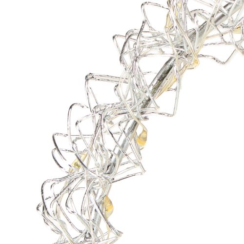 Prodotto Lampada decorativa a forma di cuore in metallo a LED da appendere, bianco caldo, 30 cm