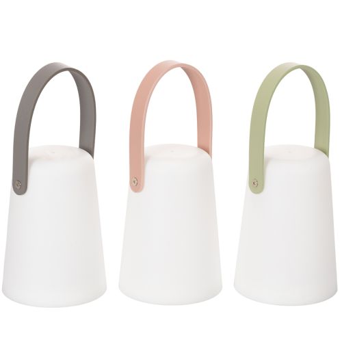 Lampada con maniglia, luce LED portatile per uso esterno e interno, 22 cm, 3 pezzi