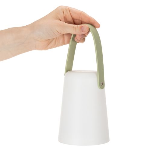 Lampada con maniglia, luce LED portatile per uso esterno e interno, 22 cm, 3 pezzi | Floristik24.it