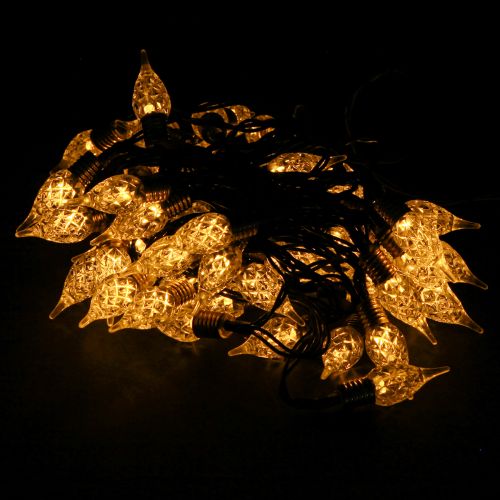 Prodotto Catena luminosa a LED con batteria timer interna 50 LED 490 cm
