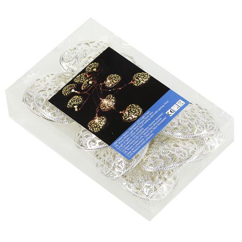Floristik24 Catena luminosa a LED a forma di cuore calda / bianca 160cm