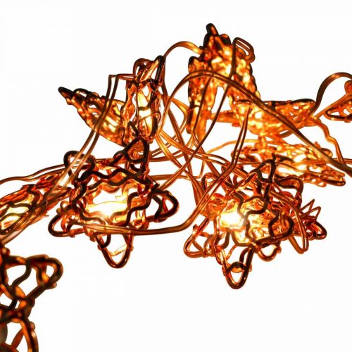 Prodotto Catena luminosa a LED stelle micro timer LED all&#39;interno di rame 1,90 m