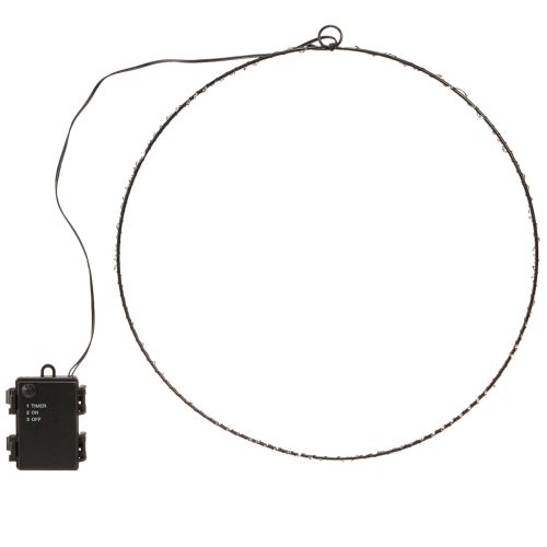 Prodotto Anello LED per sospensione in metallo 110L bianco caldo per interni Ø35cm