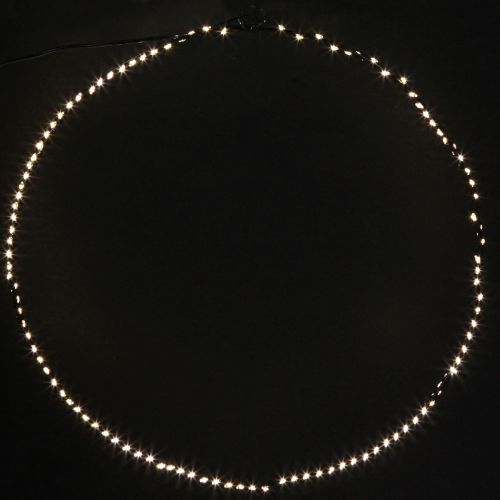 Prodotto Anello LED per sospensione in metallo 110L bianco caldo per interni Ø35cm