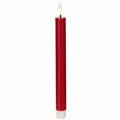Candela a cono a LED, rossa