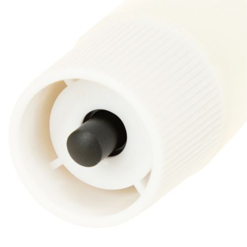 Prodotto Candela LED crema bianco caldo vera cera H14,5cm 2 pezzi