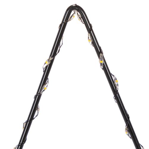Stella a LED con vano batterie su supporto per davanzale e tavolo, 46 cm | Floristik24.it