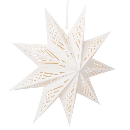 Decorazione natalizia a LED a forma di stella da appendere, luce bianca calda, per interni, 38 cm acquistare | Floristik24.it