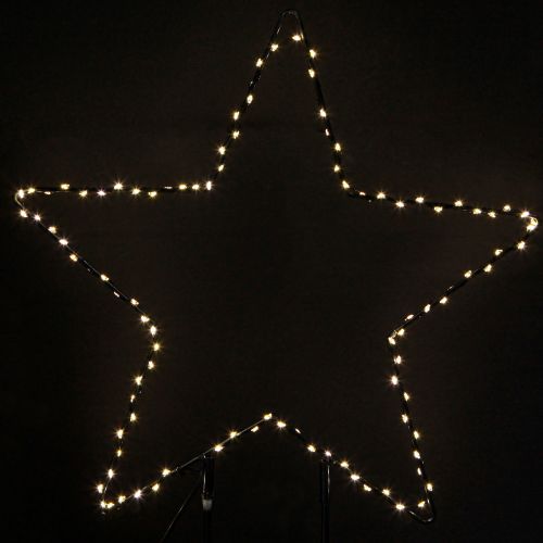 Stella LED in piedi 150 Micro LED bianco caldo metallo Ø58cm