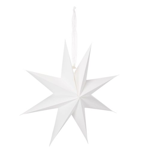 Stella LED sospesa con timer, luce bianca calda, per esterni, 38 cm acquistare | Floristik24.it