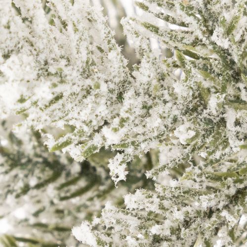 Albero di Natale artificiale con neve in un sacco di iuta, 40 LED, per uso interno, 85 cm | Floristik24.it