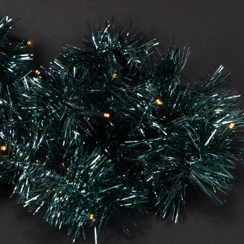 Ghirlanda natalizia di tinsel con 60 LED e timer, per esterni, 3 m | Floristik24.it