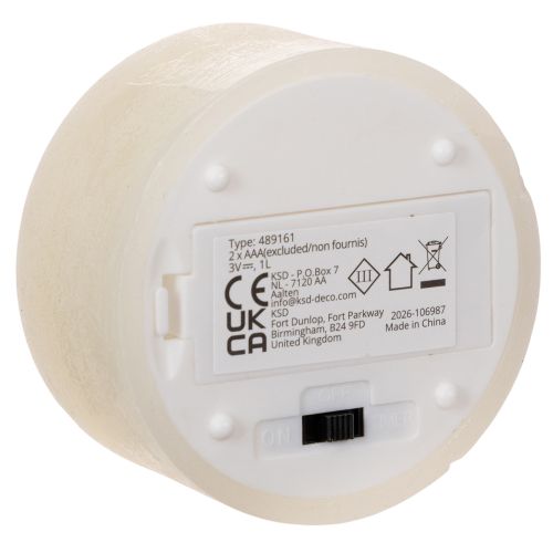 Candela a LED, luce bianca