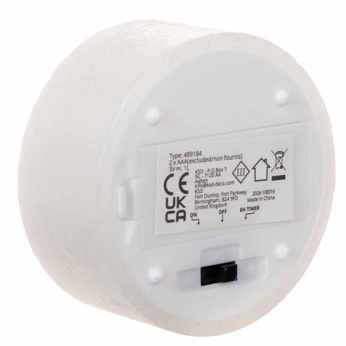 Candele LED XL Tealight, cera