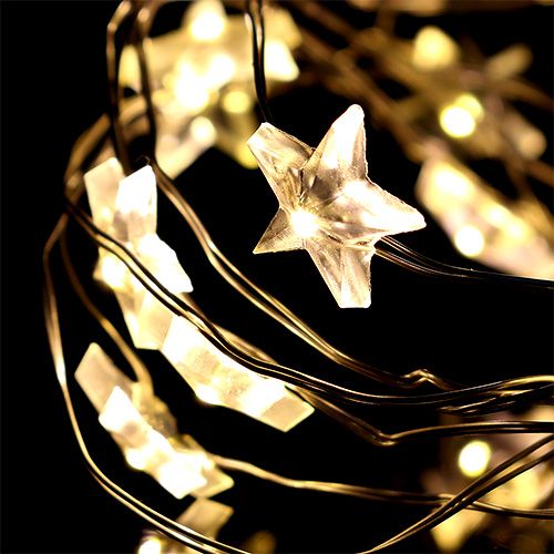 Prodotto Catena luminosa subacquea a LED 15 stelle con batteria