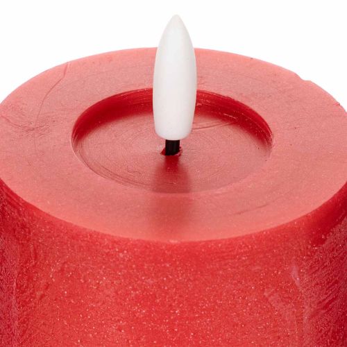 Candela a colonna a LED rossa