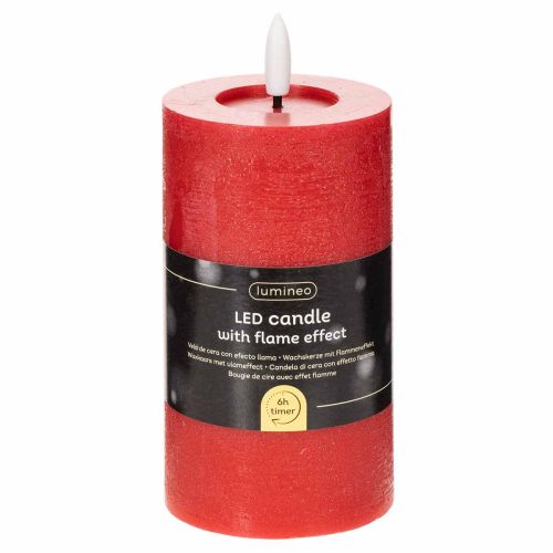 Candela a colonna a LED rossa