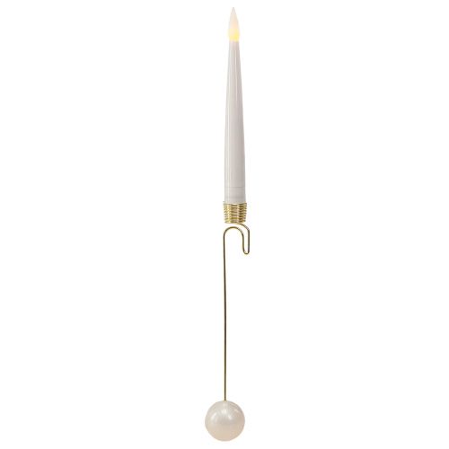 Floristik24 Candele LED per albero di Natale telecomando wireless 15,5 cm 10 pz