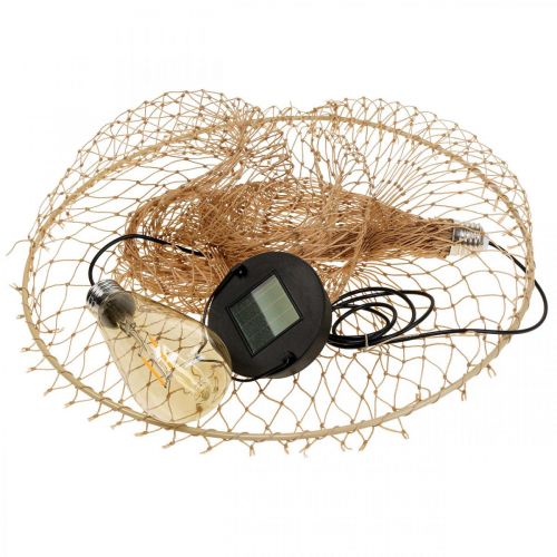 Floristik24 Lampada a sospensione a LED lampada solare da esterno luce LED Ø36,5cm H60cm