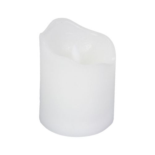 Floristik24 Candela LED con timer Candela a colonna in vera cera Ø7cm A9cm