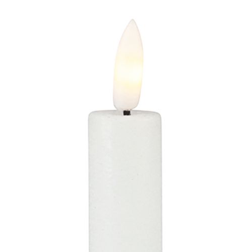 Prodotto Candele LED con timer candele stick vera cera bianca 25 cm 2 pz
