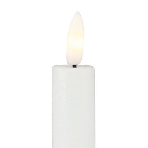 Prodotto Candele LED con timer candele stick vera cera bianca 25 cm 2 pezzi