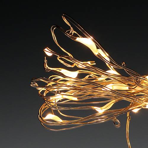Prodotto Catena luminosa a LED 20pz per batteria 2m bianco caldo 6 pz