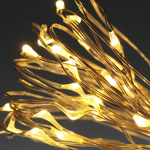 Prodotto Catena luminosa a LED anni &#39;40 a batterie bianco caldo