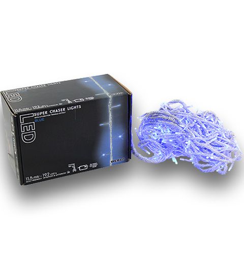 Floristik24 Catena luminosa a LED 192 blu con 8 funzioni