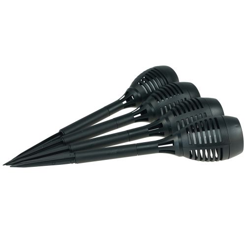 Prodotto Torce solari a LED da giardino effetto fiamma balcone H38cm 4 pz