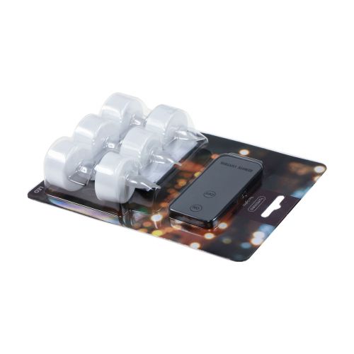 Prodotto Candele da tè a LED con telecomando Ø3,5 cm 6 pz
