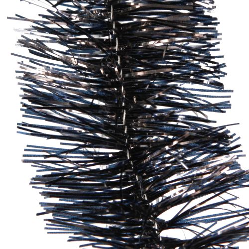 Prodotto Ghirlanda di orpelli albero di Natale in nero 270 cm 2 pezzi