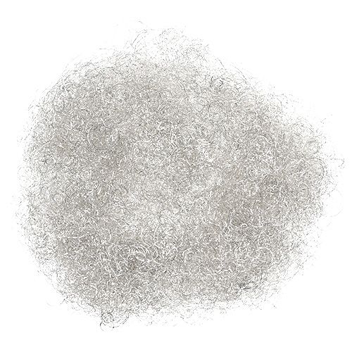Floristik24 Orpello arricciato argento 50g