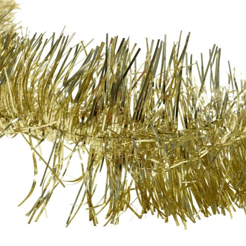 Floristik24 Ghirlanda orpello oro chiaro 200cm