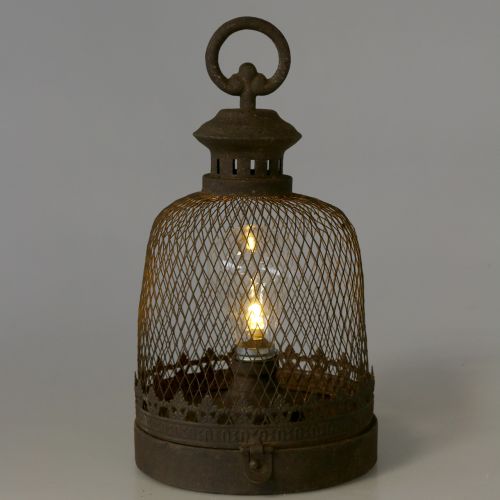 Floristik24 Lampada decò antica Ø16cm H29,5cm