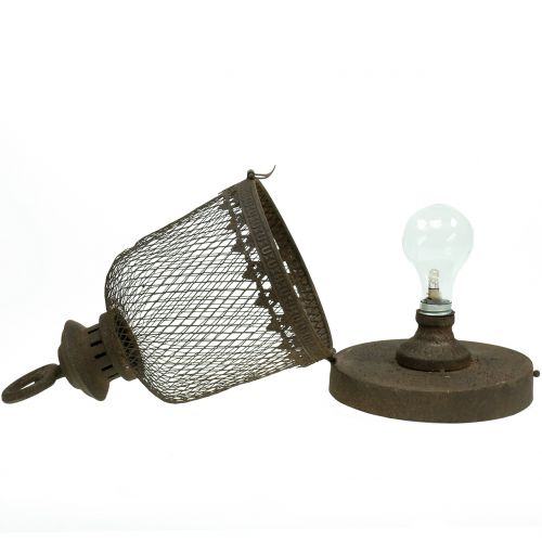 Floristik24 Lampada decò antica Ø16cm H29,5cm