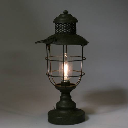 Floristik24 Lampada Deco luce nave con LED Ø16cm H41cm