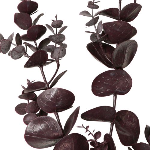 Prodotto Rami lunghi decorativi di eucalipto artificiale viola 103 cm 2 pezzi