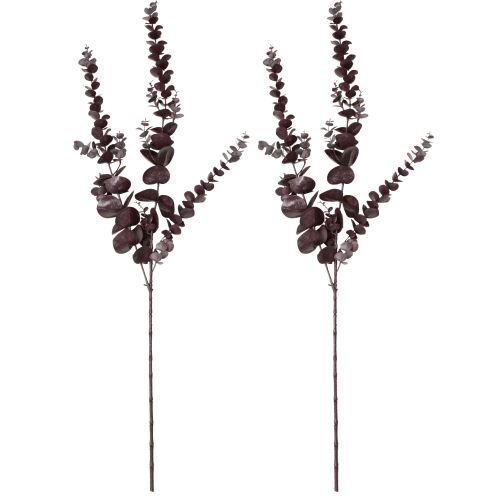 Prodotto Rami lunghi decorativi di eucalipto artificiale viola 103 cm 2 pezzi
