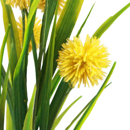 Prodotto Fiori artificiali palla fiore allium ornamentale cipolla artificiale giallo 45 cm